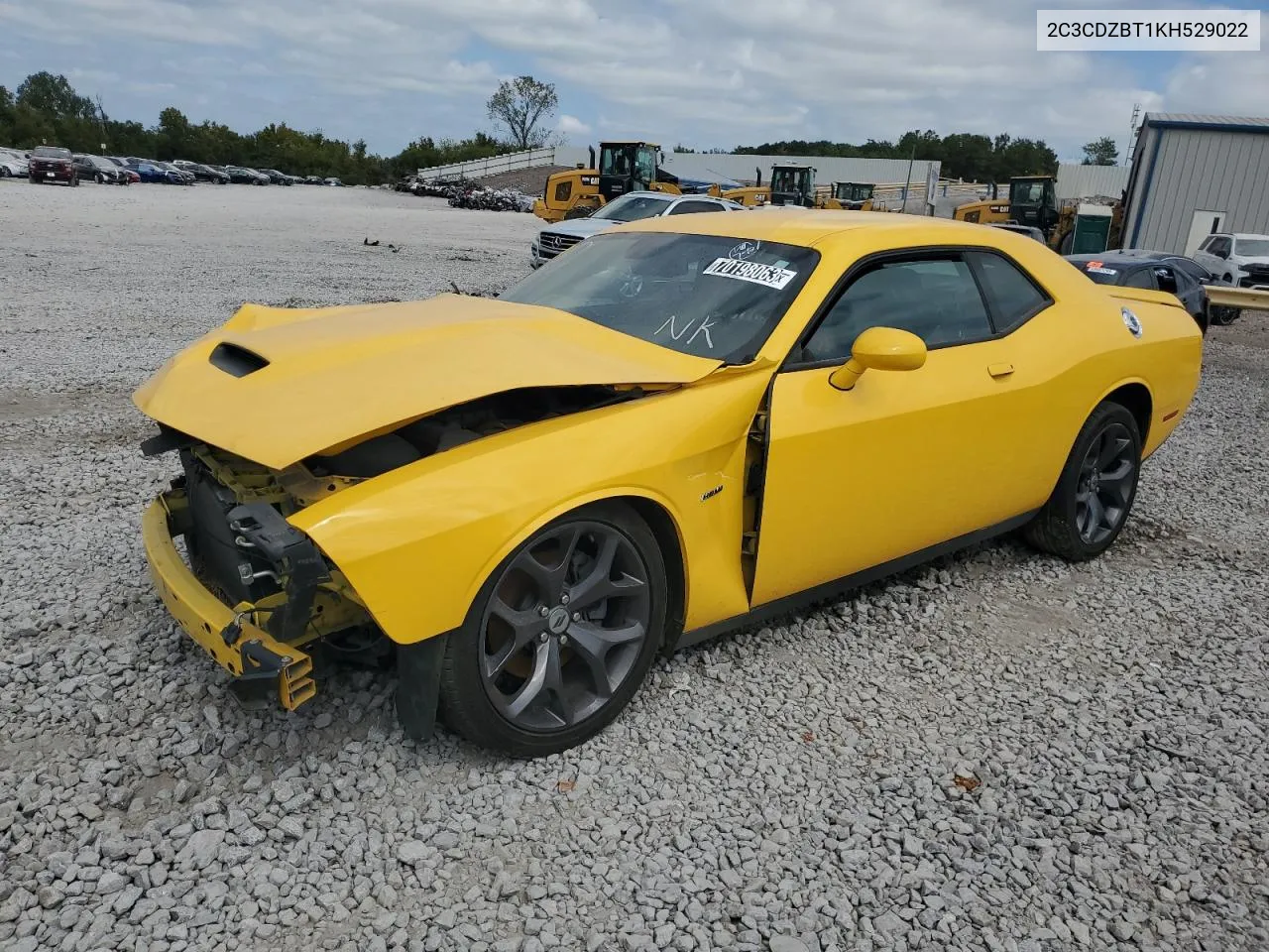 2019 Dodge Challenger R/T VIN: 2C3CDZBT1KH529022 Lot: 72414584