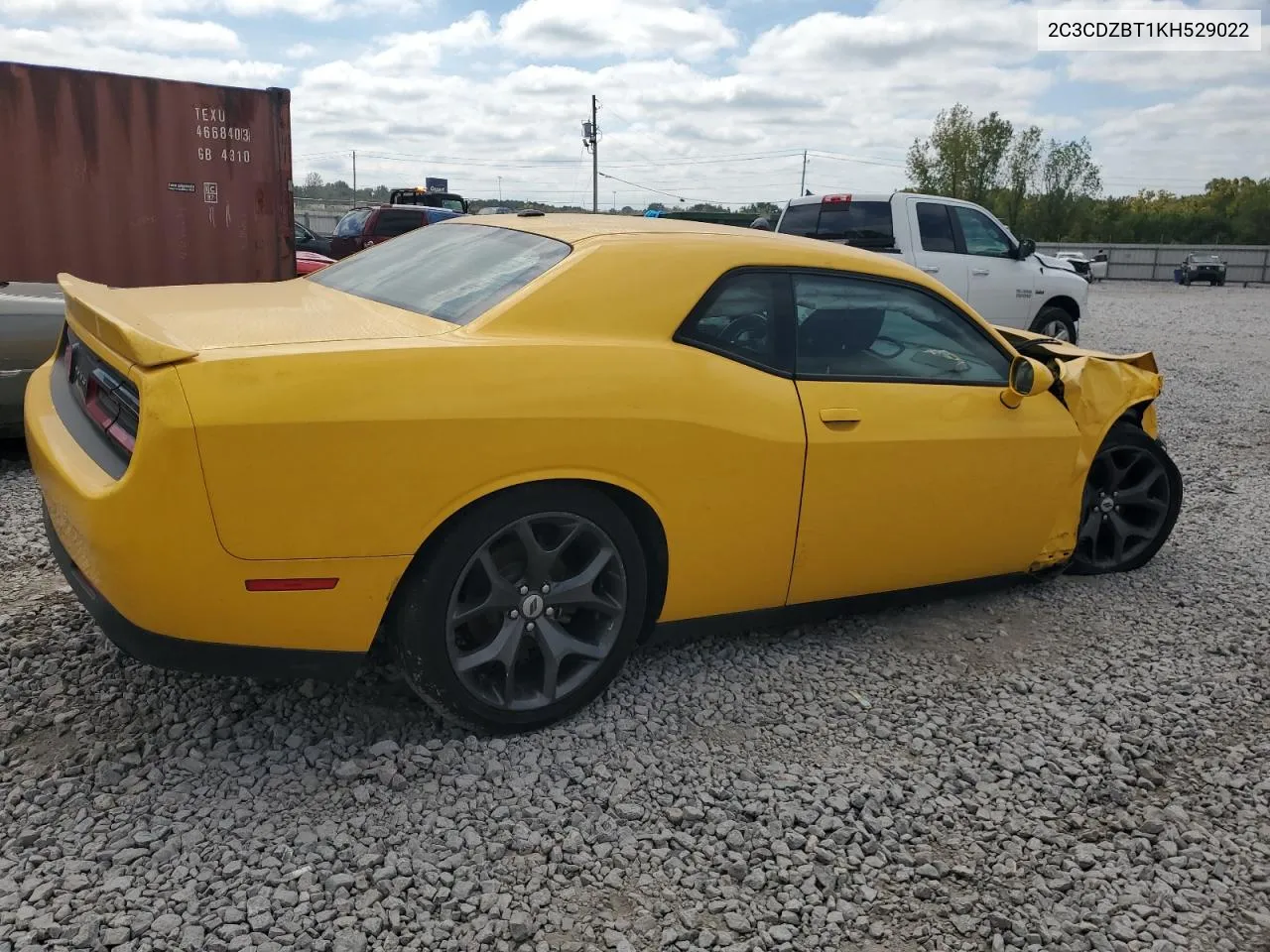 2019 Dodge Challenger R/T VIN: 2C3CDZBT1KH529022 Lot: 72414584