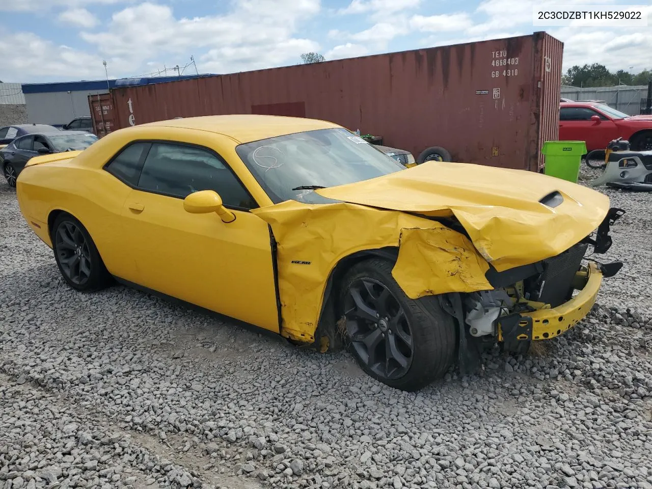 2019 Dodge Challenger R/T VIN: 2C3CDZBT1KH529022 Lot: 72414584