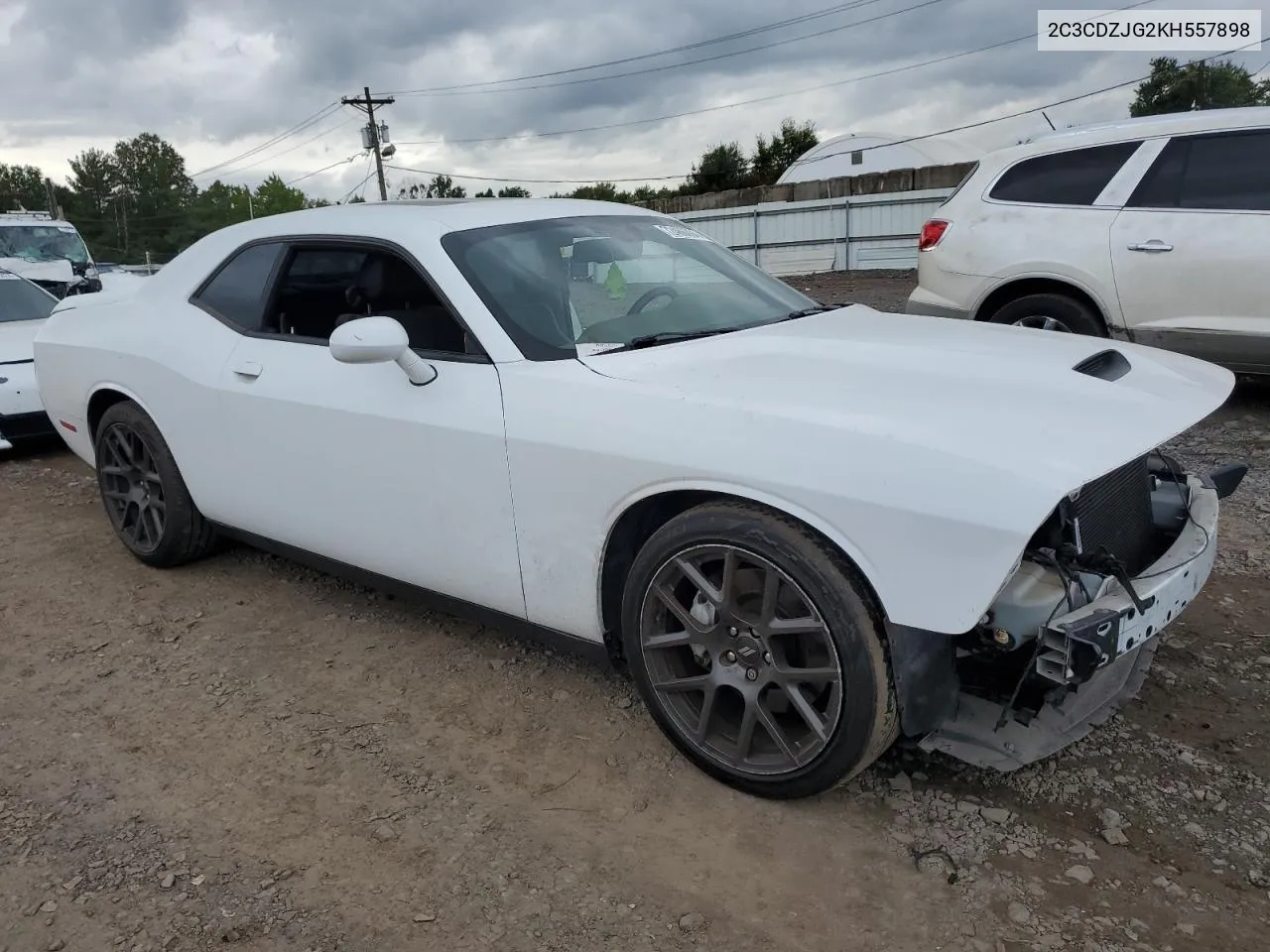 2019 Dodge Challenger Gt VIN: 2C3CDZJG2KH557898 Lot: 72466094