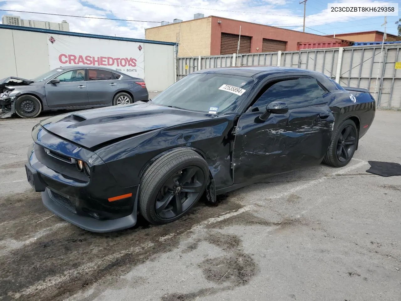 2019 Dodge Challenger R/T VIN: 2C3CDZBT8KH629358 Lot: 72535894