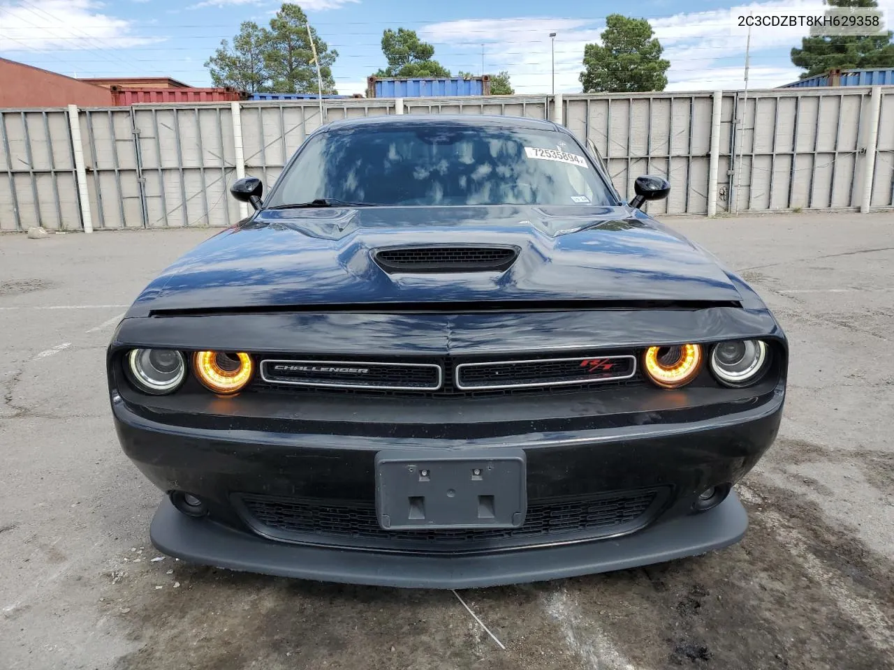 2019 Dodge Challenger R/T VIN: 2C3CDZBT8KH629358 Lot: 72535894