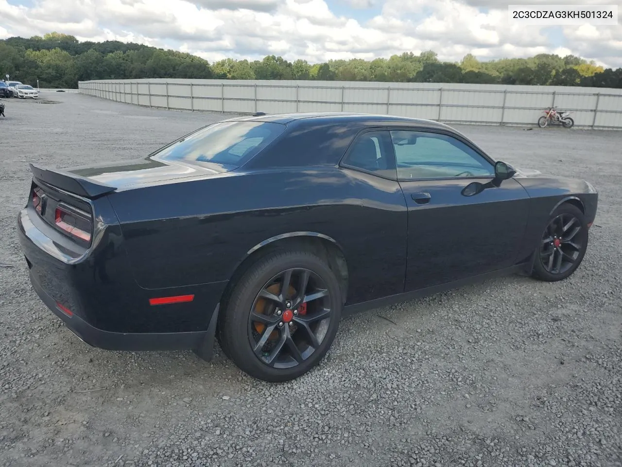 2019 Dodge Challenger Sxt VIN: 2C3CDZAG3KH501324 Lot: 72544724