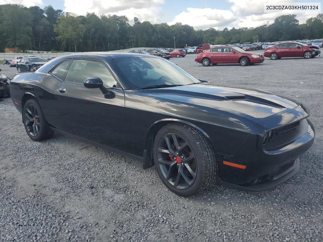 2019 Dodge Challenger Sxt VIN: 2C3CDZAG3KH501324 Lot: 72544724