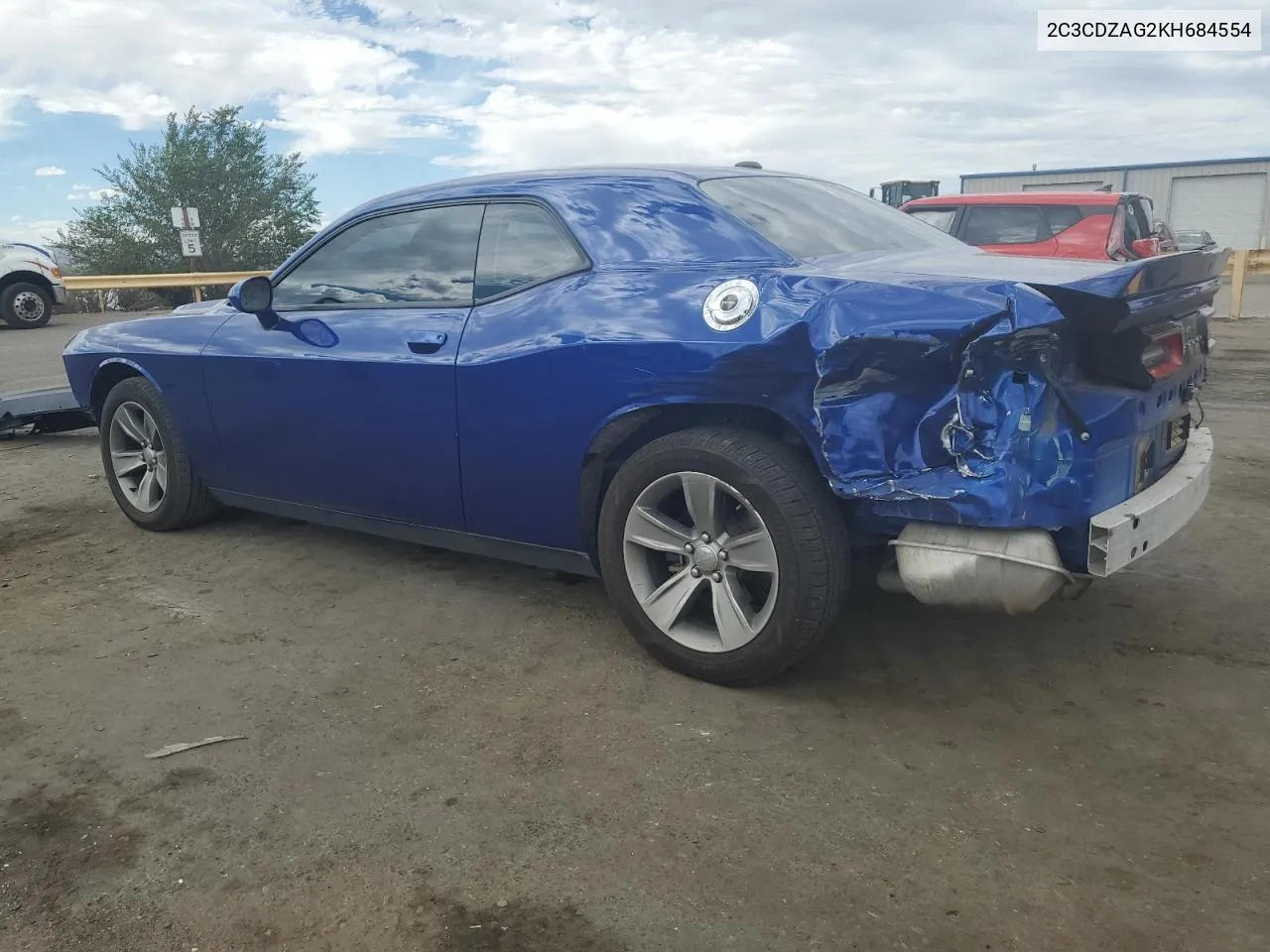 2019 Dodge Challenger Sxt VIN: 2C3CDZAG2KH684554 Lot: 72620434