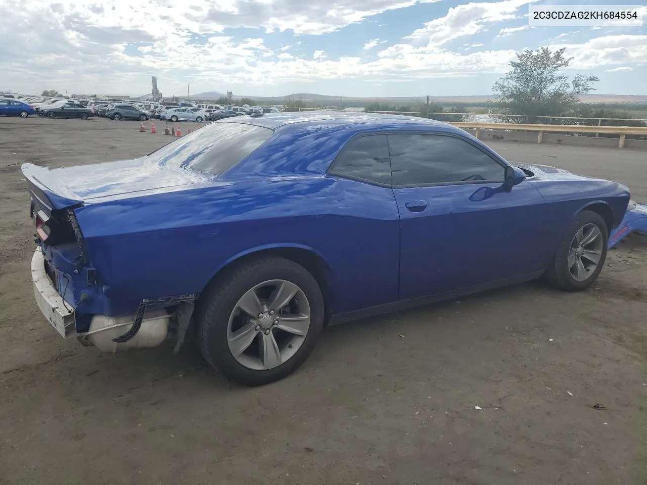 2019 Dodge Challenger Sxt VIN: 2C3CDZAG2KH684554 Lot: 72620434