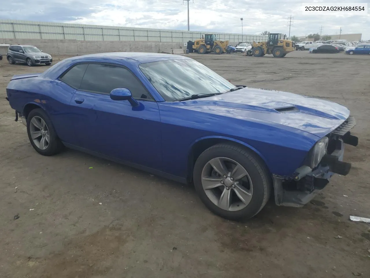 2019 Dodge Challenger Sxt VIN: 2C3CDZAG2KH684554 Lot: 72620434