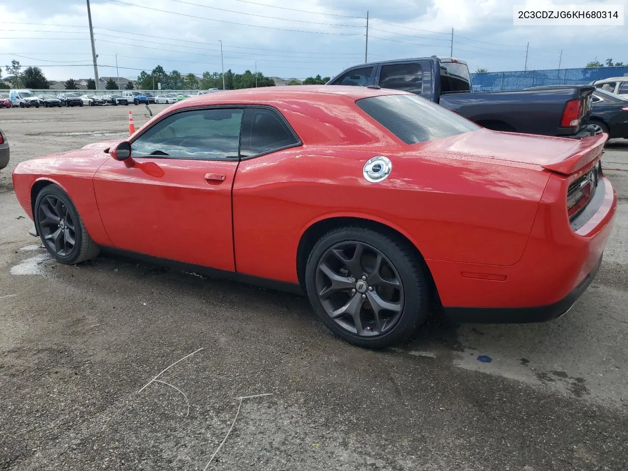 2019 Dodge Challenger Gt VIN: 2C3CDZJG6KH680314 Lot: 72643244