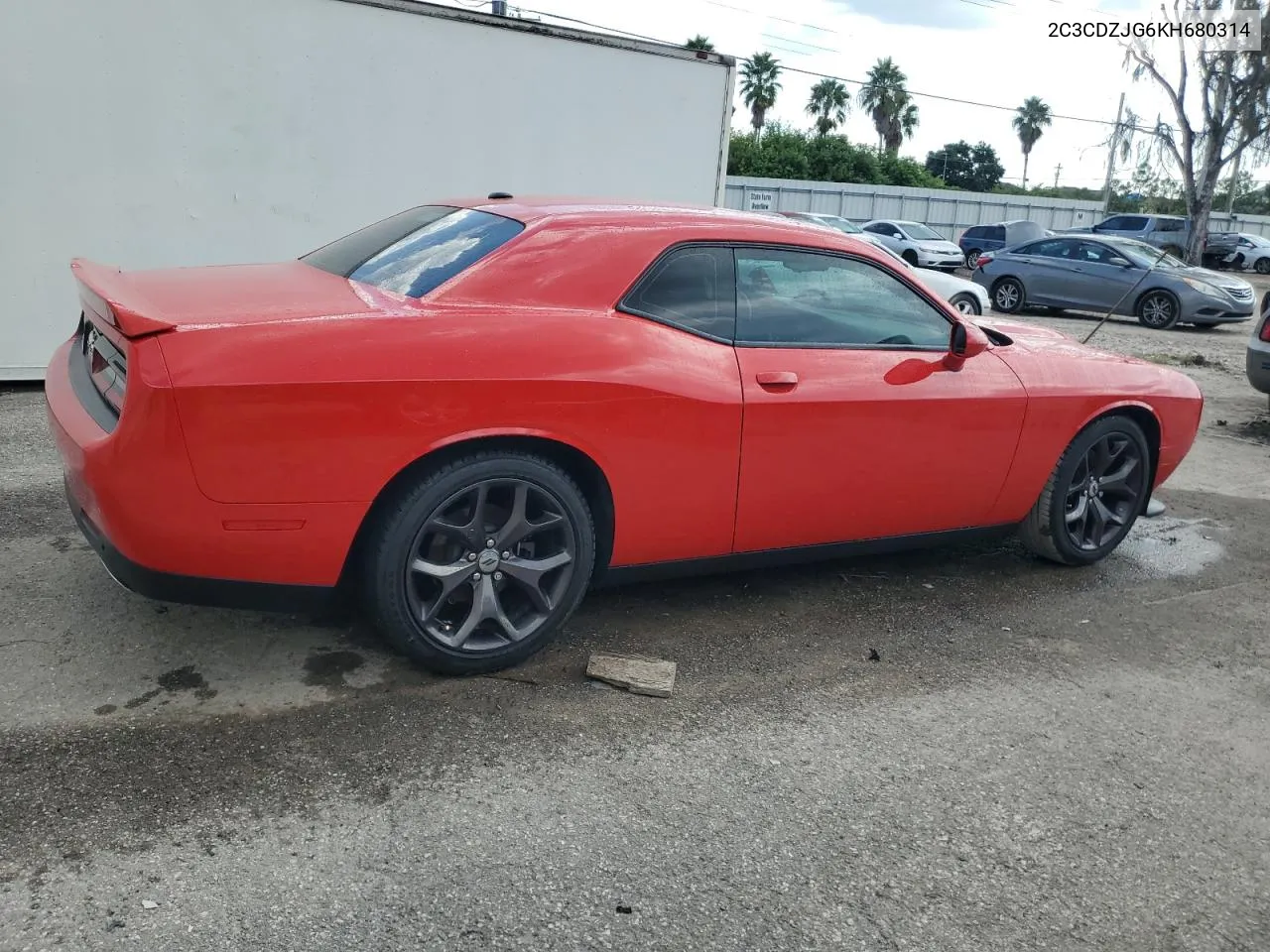 2019 Dodge Challenger Gt VIN: 2C3CDZJG6KH680314 Lot: 72643244