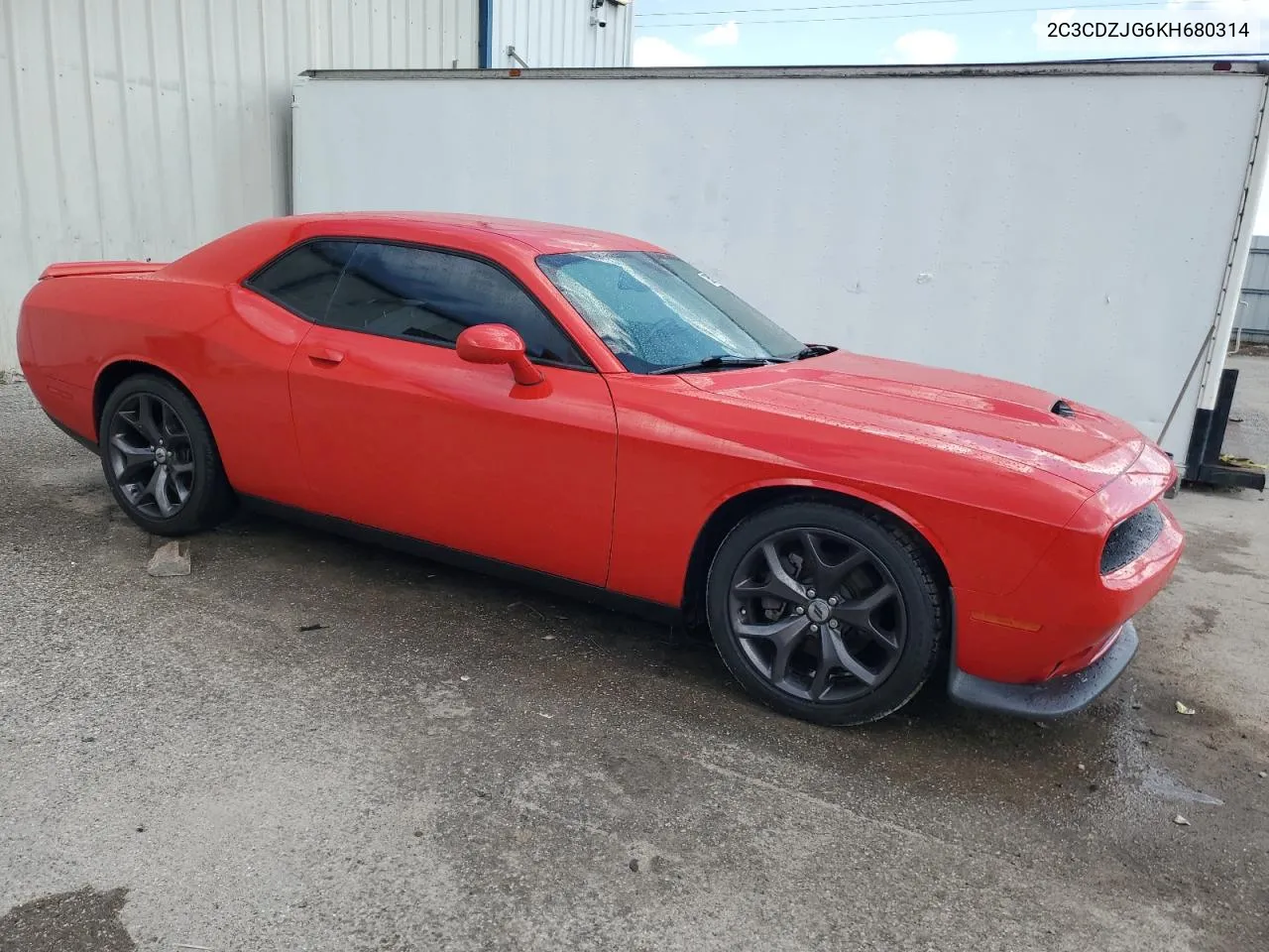 2019 Dodge Challenger Gt VIN: 2C3CDZJG6KH680314 Lot: 72643244