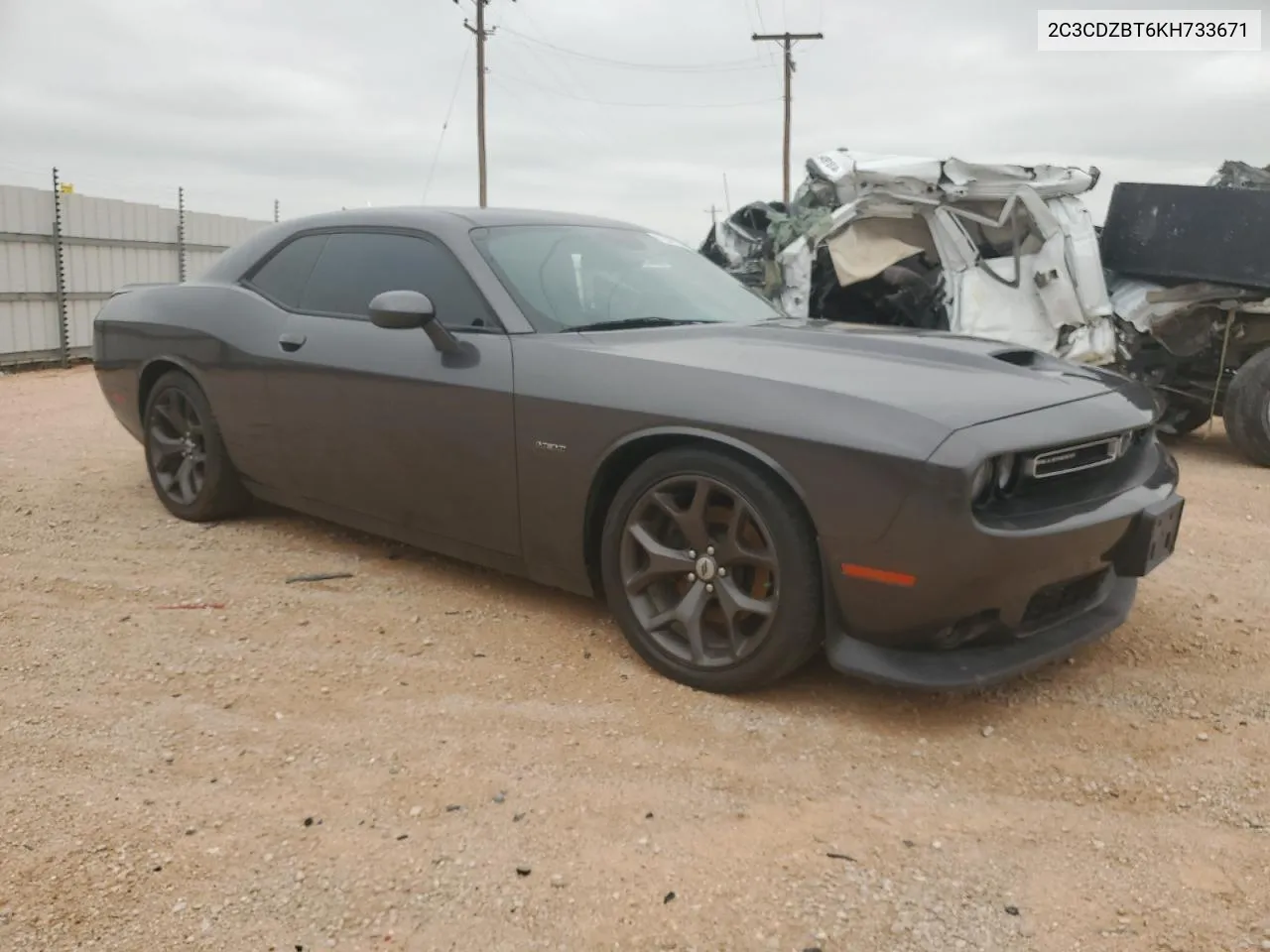 2019 Dodge Challenger R/T VIN: 2C3CDZBT6KH733671 Lot: 72647514