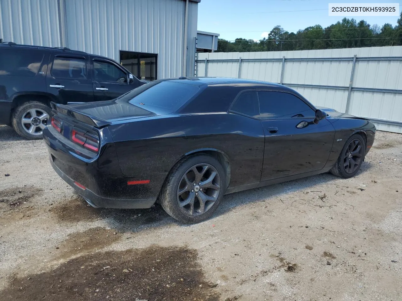 2019 Dodge Challenger R/T VIN: 2C3CDZBT0KH593925 Lot: 72706264