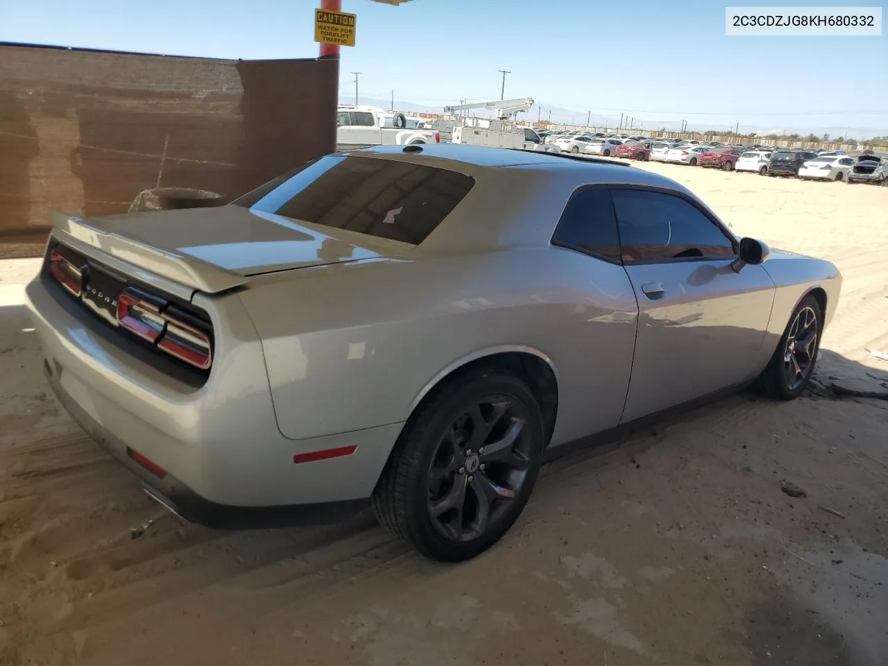 2019 Dodge Challenger Gt VIN: 2C3CDZJG8KH680332 Lot: 72753524