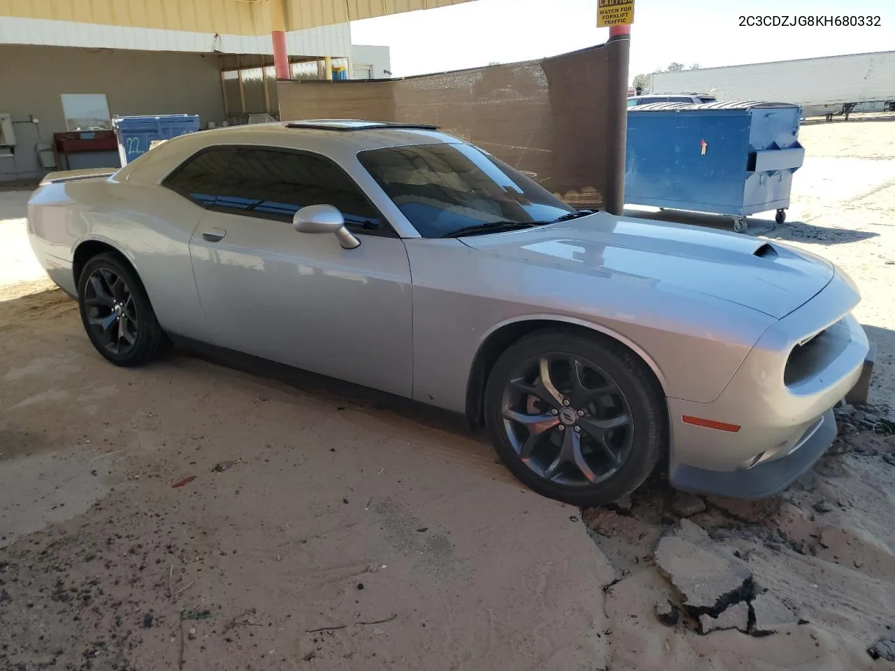 2019 Dodge Challenger Gt VIN: 2C3CDZJG8KH680332 Lot: 72753524