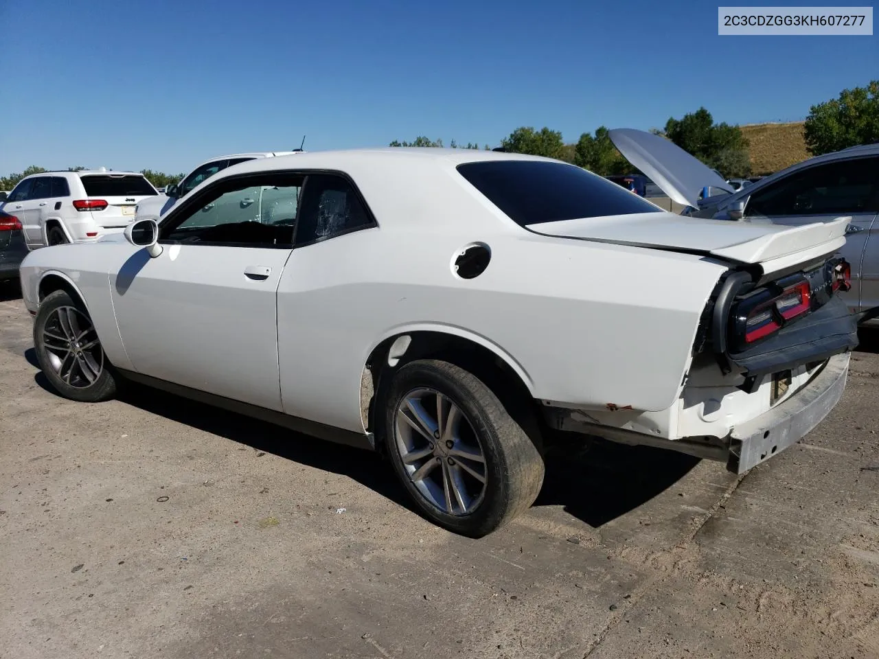 2019 Dodge Challenger Sxt VIN: 2C3CDZGG3KH607277 Lot: 72778854