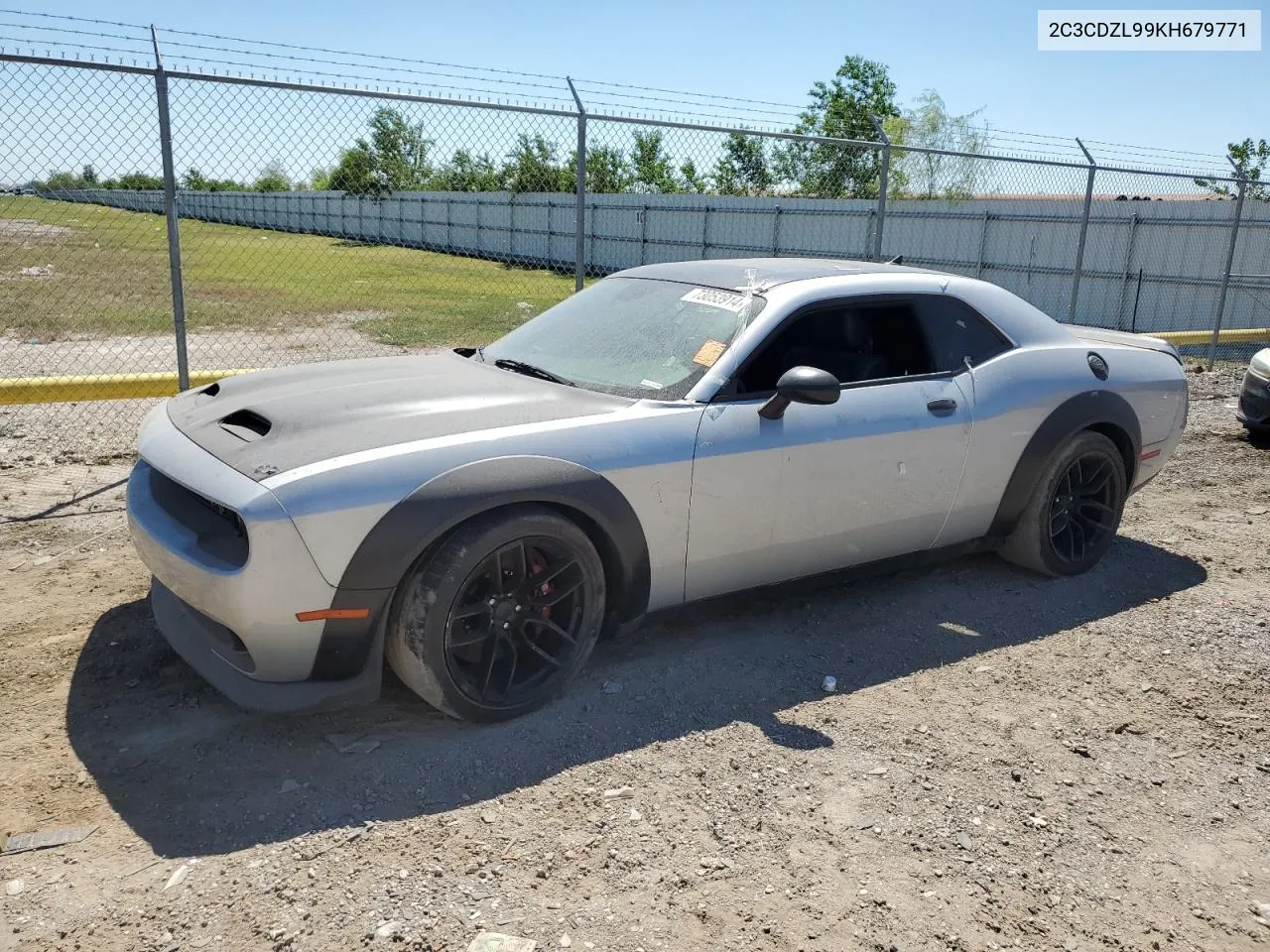 2019 Dodge Challenger Srt Hellcat Redeye VIN: 2C3CDZL99KH679771 Lot: 73053914