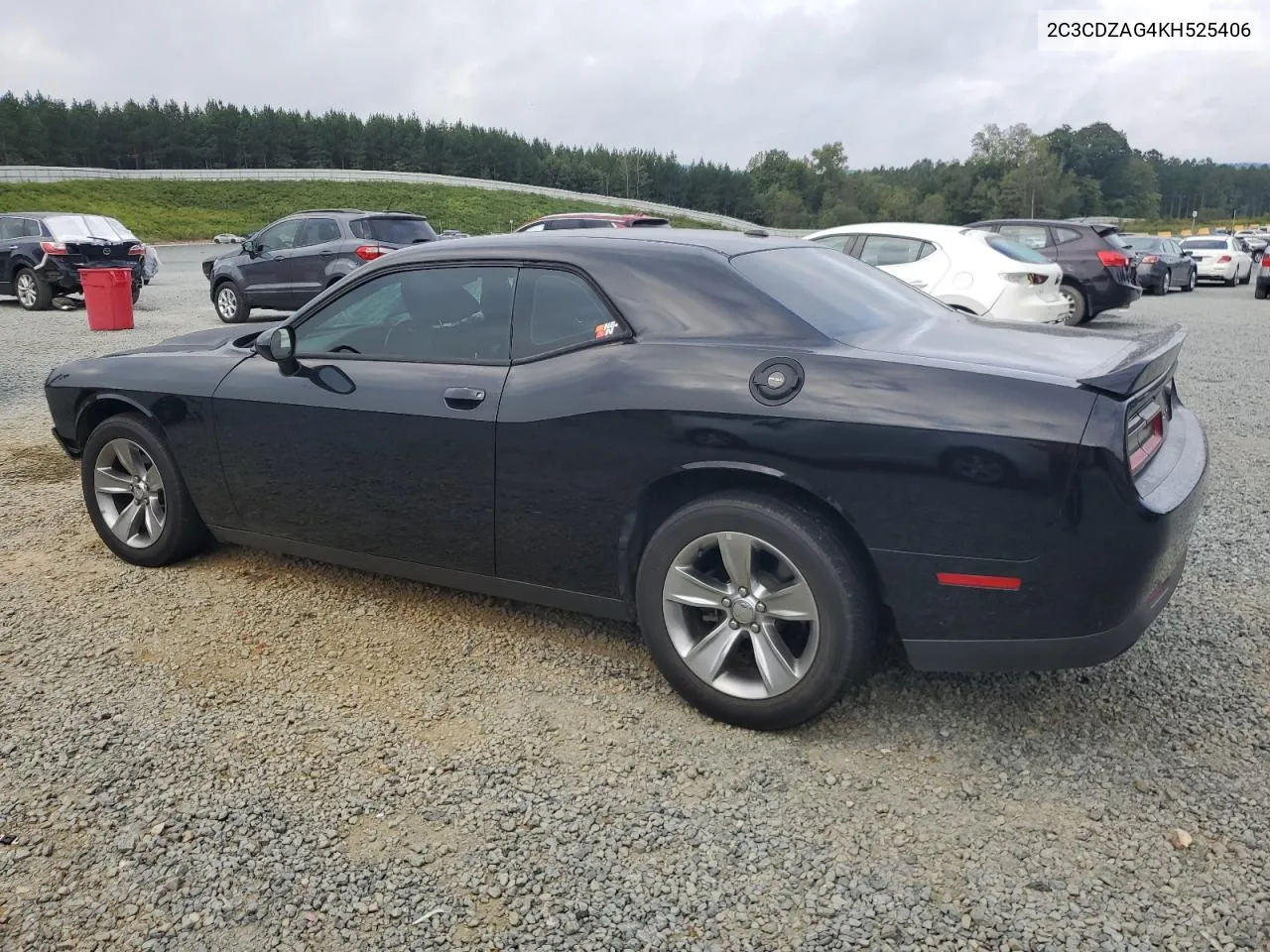 2019 Dodge Challenger Sxt VIN: 2C3CDZAG4KH525406 Lot: 73080024