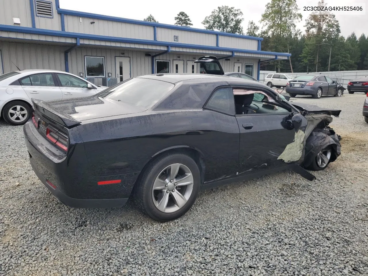 2019 Dodge Challenger Sxt VIN: 2C3CDZAG4KH525406 Lot: 73080024