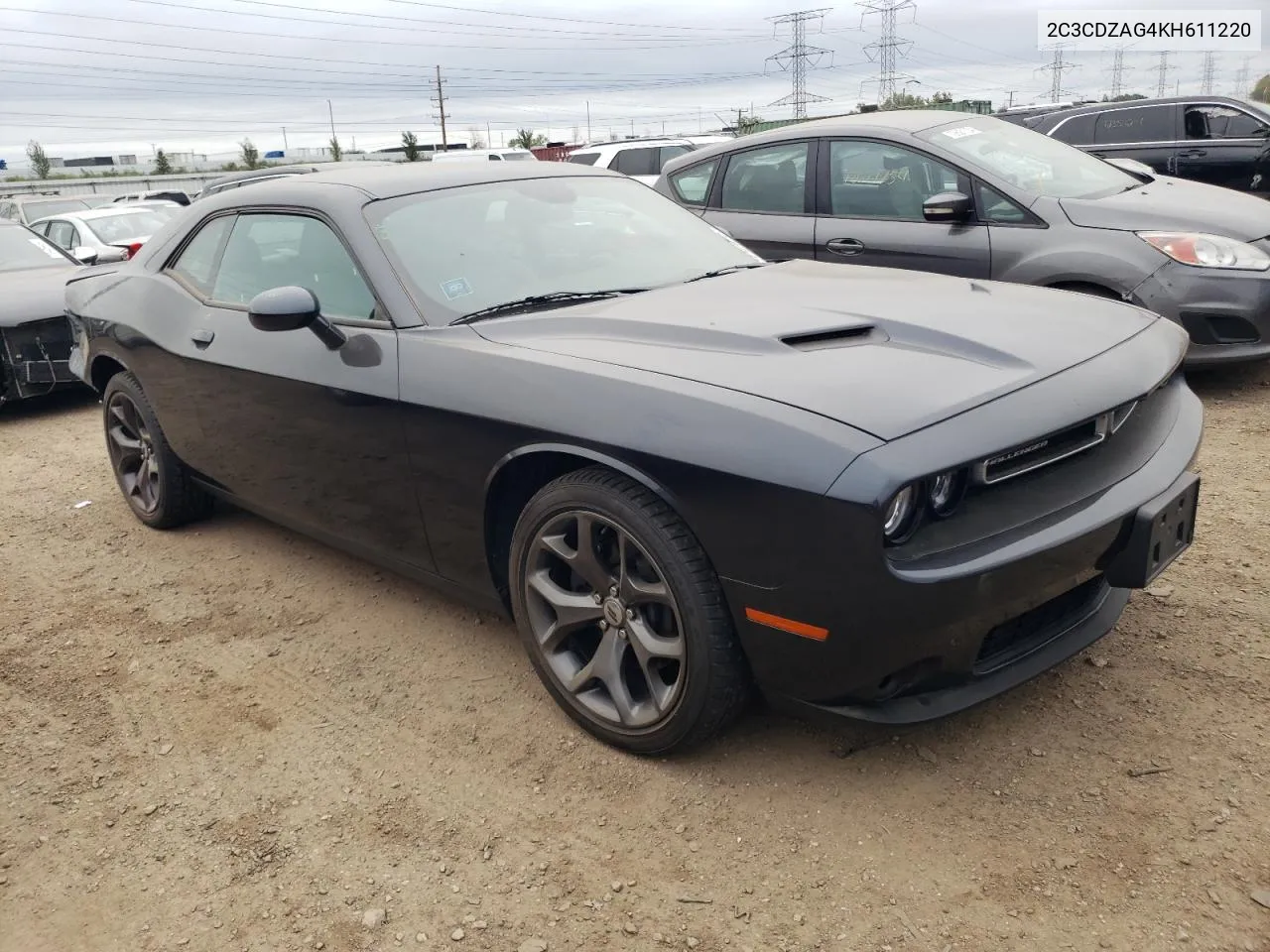 2019 Dodge Challenger Sxt VIN: 2C3CDZAG4KH611220 Lot: 73241074