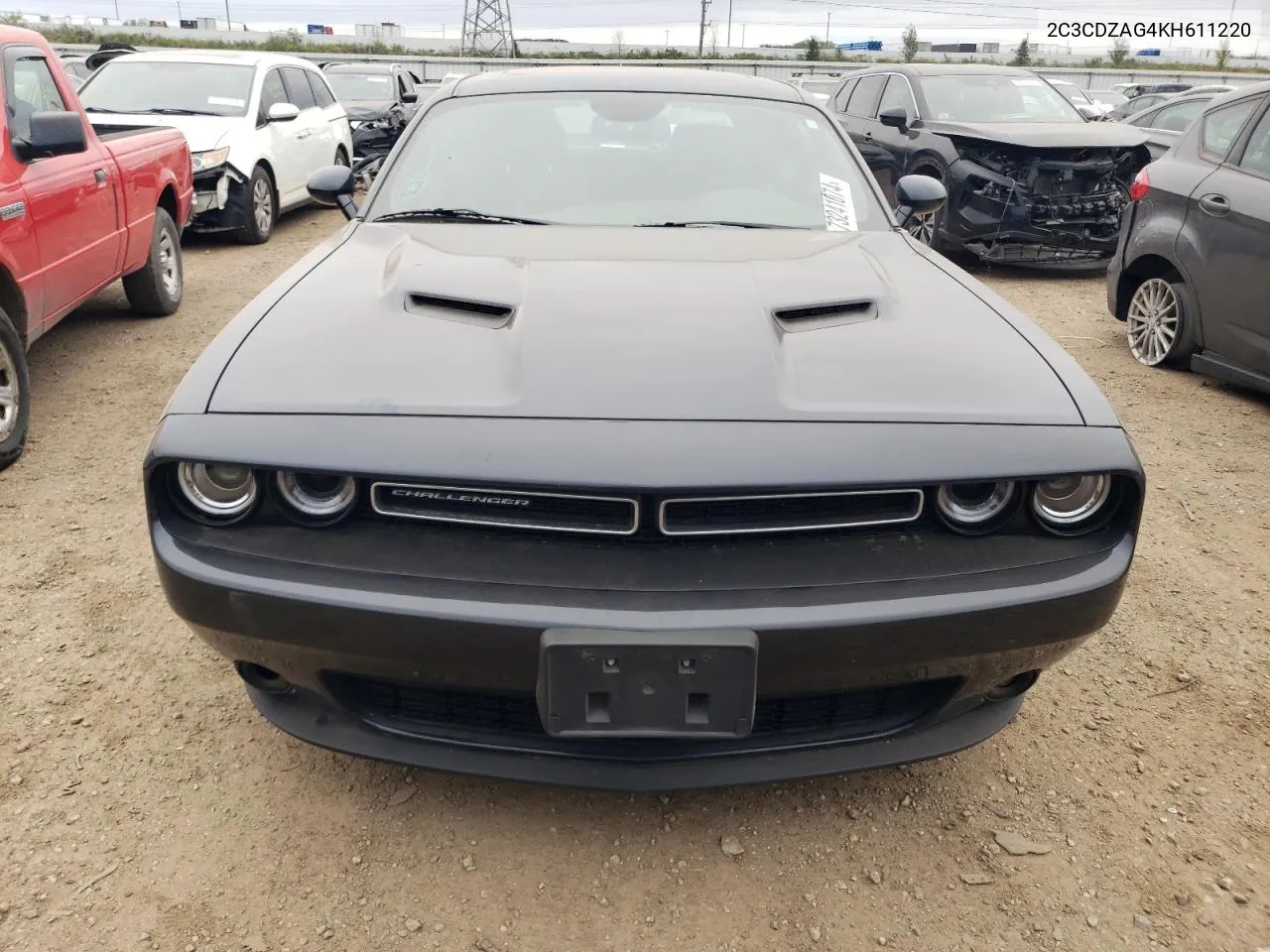 2019 Dodge Challenger Sxt VIN: 2C3CDZAG4KH611220 Lot: 73241074