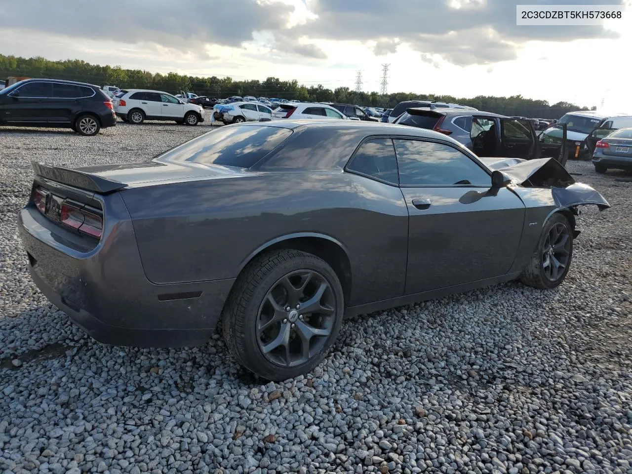 2019 Dodge Challenger R/T VIN: 2C3CDZBT5KH573668 Lot: 73270794