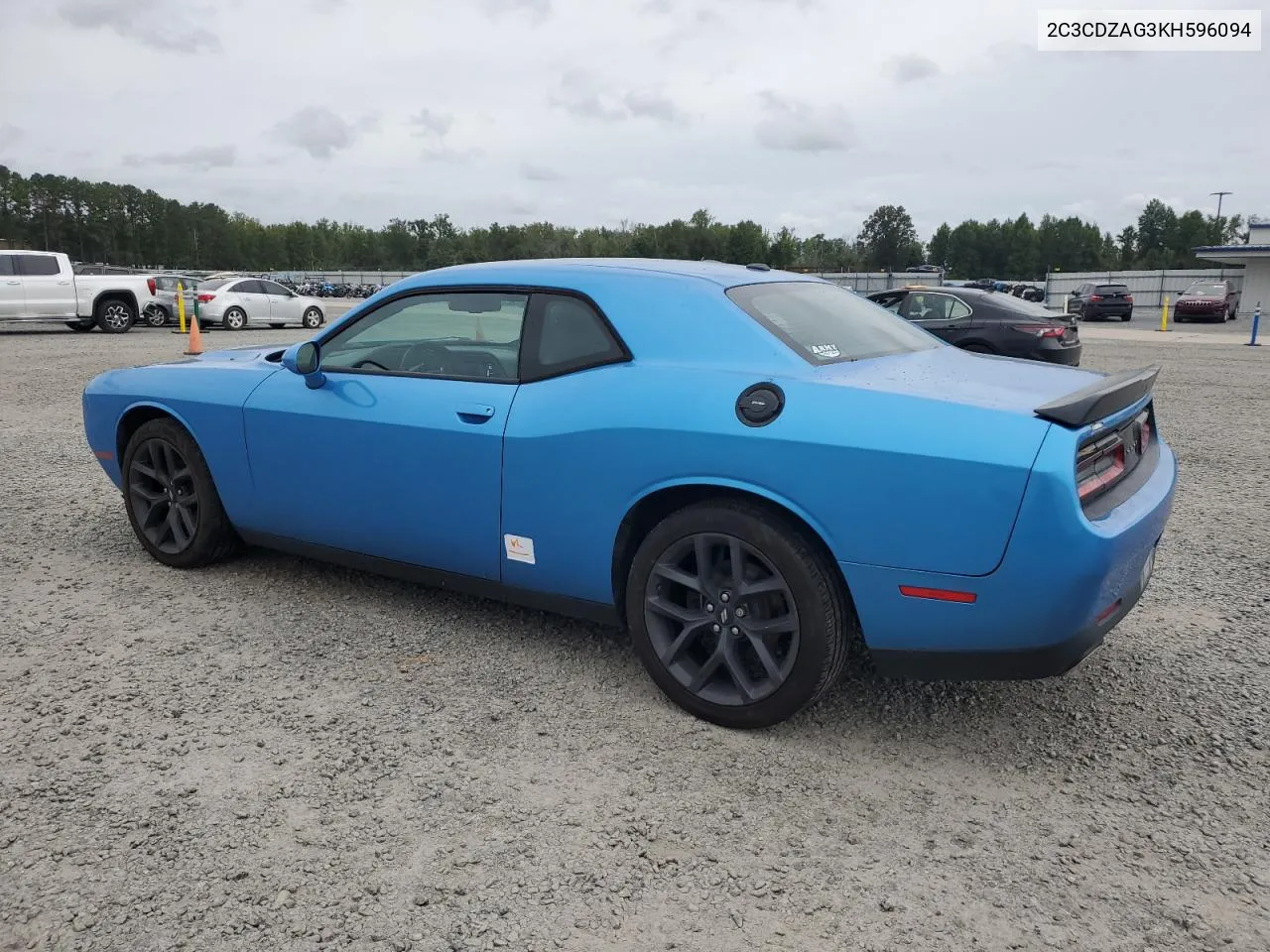 2019 Dodge Challenger Sxt VIN: 2C3CDZAG3KH596094 Lot: 73315854