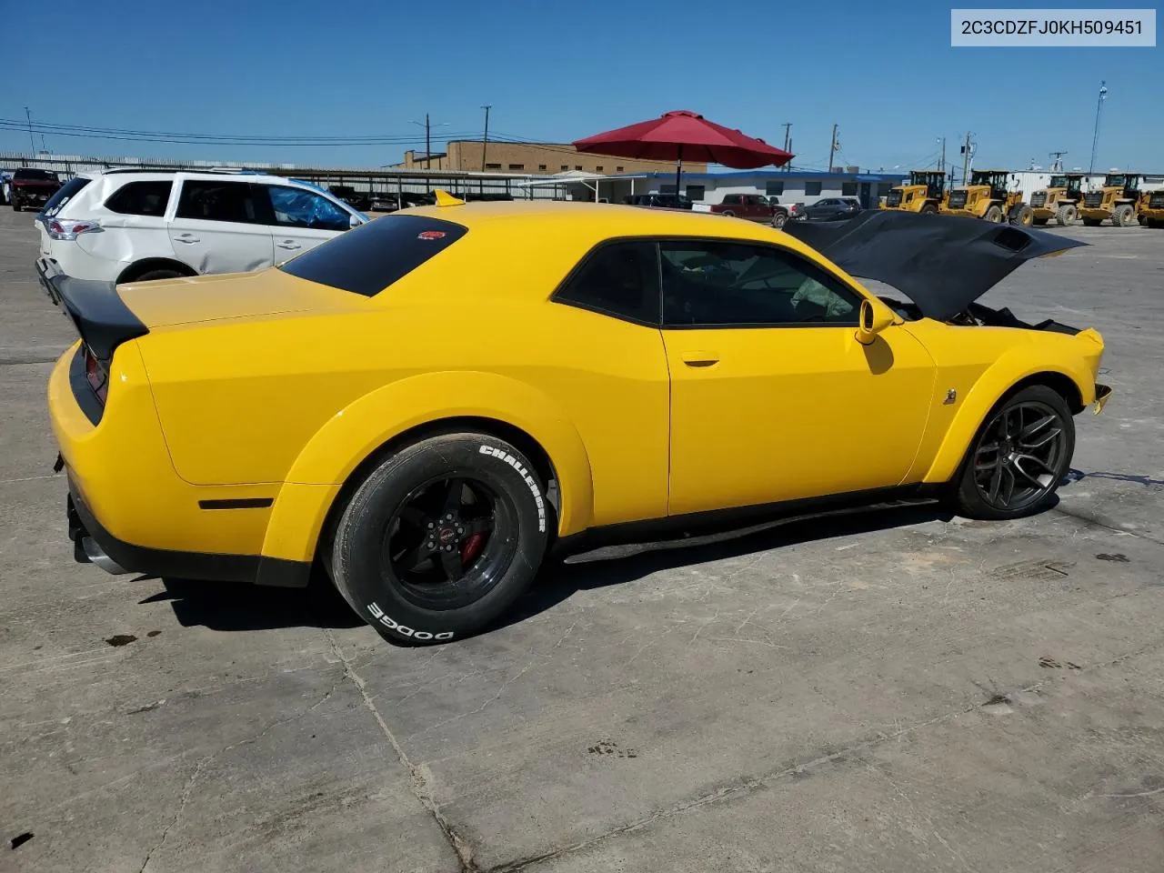 2019 Dodge Challenger R/T Scat Pack VIN: 2C3CDZFJ0KH509451 Lot: 73349864