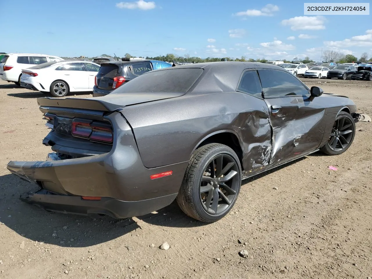 2019 Dodge Challenger R/T Scat Pack VIN: 2C3CDZFJ2KH724054 Lot: 73367064