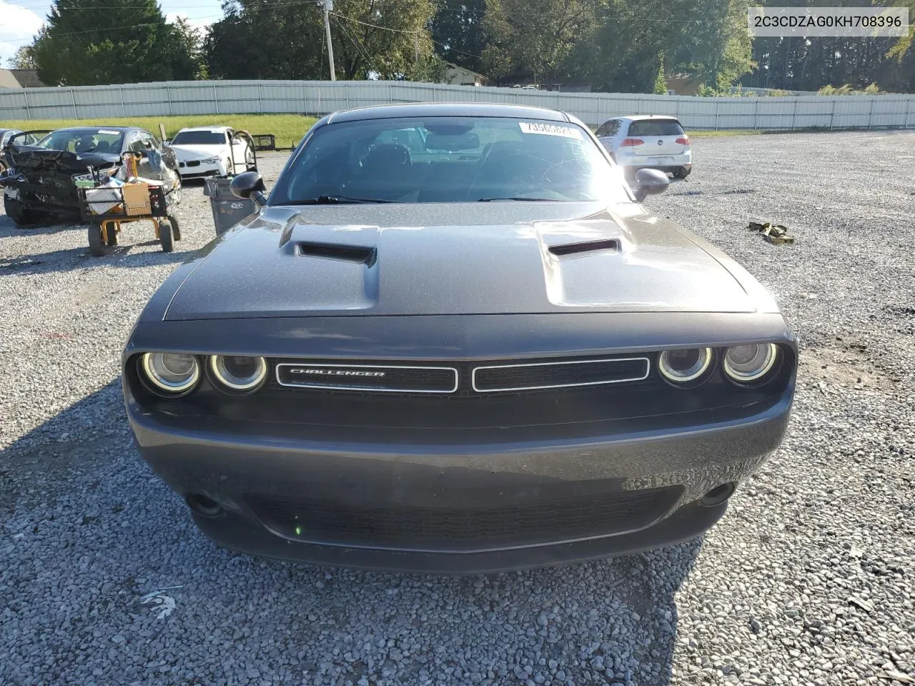 2019 Dodge Challenger Sxt VIN: 2C3CDZAG0KH708396 Lot: 73565824