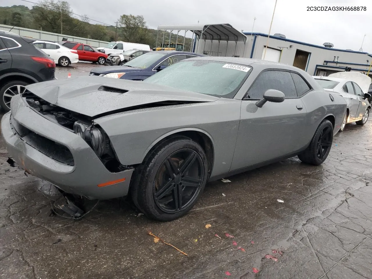 2019 Dodge Challenger Sxt VIN: 2C3CDZAG3KH668878 Lot: 73653924