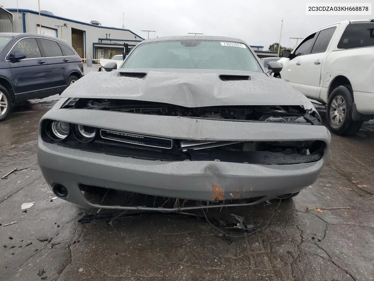 2019 Dodge Challenger Sxt VIN: 2C3CDZAG3KH668878 Lot: 73653924