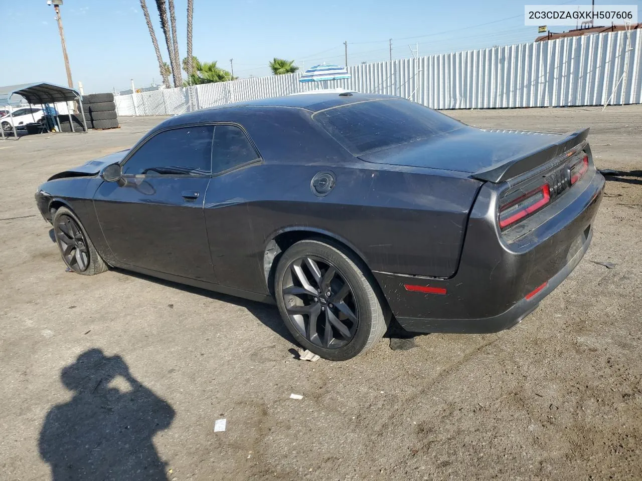 2019 Dodge Challenger Sxt VIN: 2C3CDZAGXKH507606 Lot: 73856414