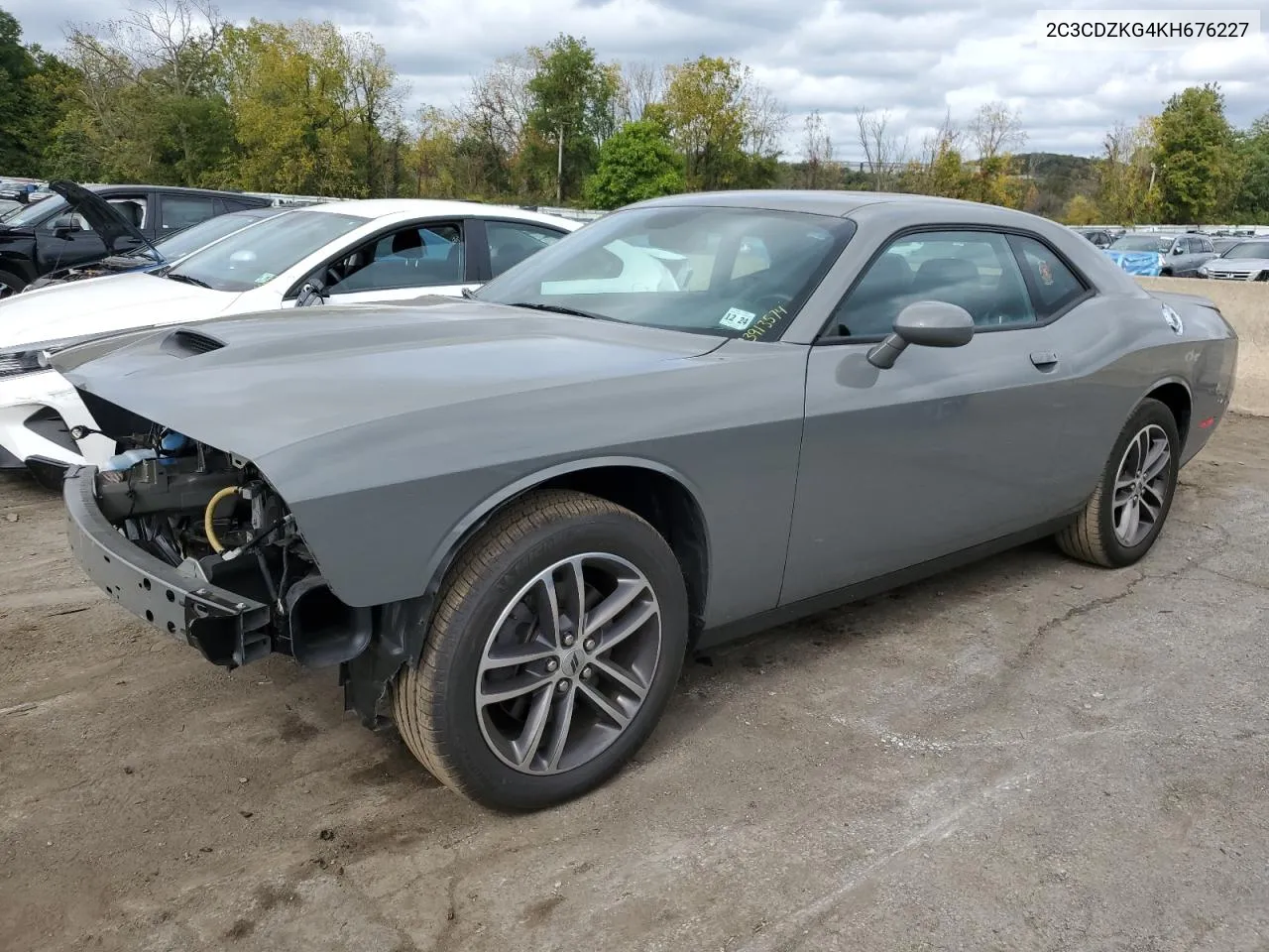 2019 Dodge Challenger Gt VIN: 2C3CDZKG4KH676227 Lot: 73913574