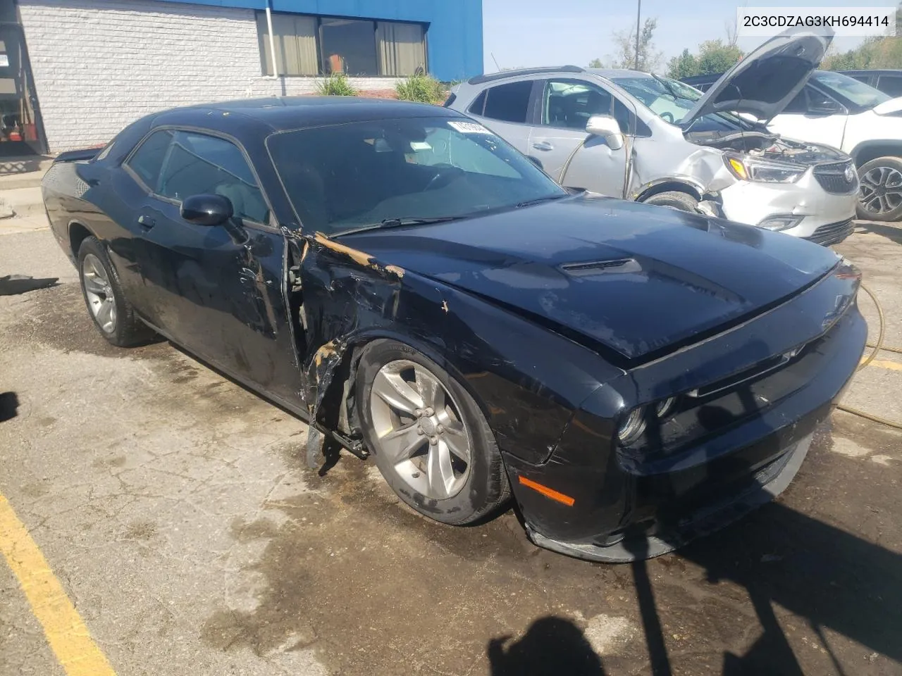 2019 Dodge Challenger Sxt VIN: 2C3CDZAG3KH694414 Lot: 74319844