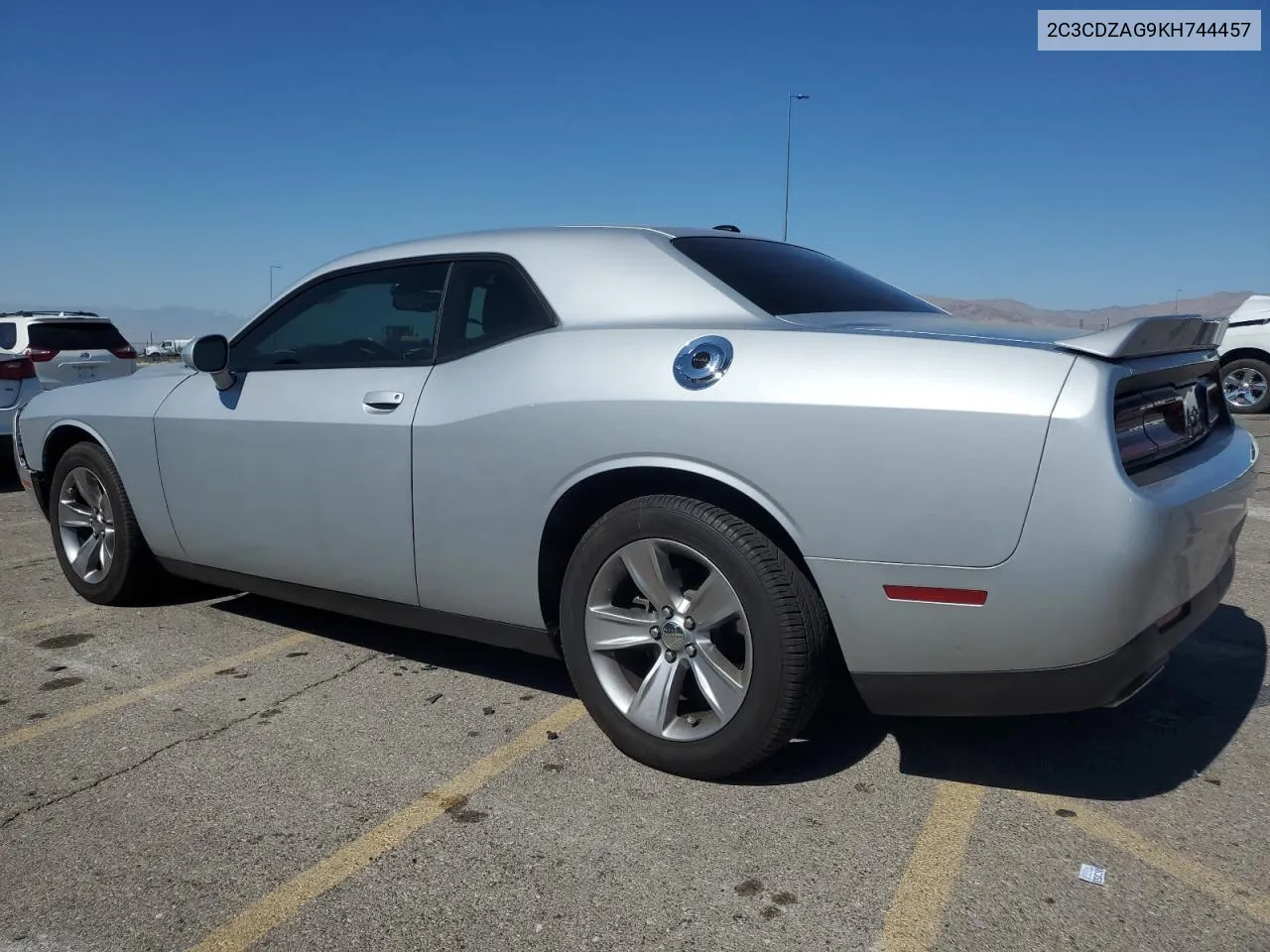 2019 Dodge Challenger Sxt VIN: 2C3CDZAG9KH744457 Lot: 74359844