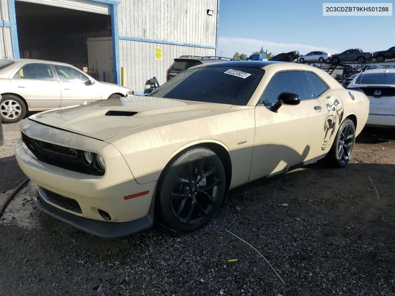 2019 Dodge Challenger R/T VIN: 2C3CDZBT9KH501288 Lot: 74445144