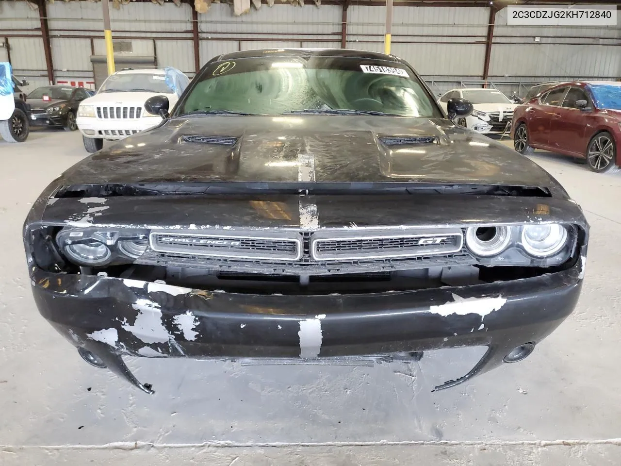 2019 Dodge Challenger Gt VIN: 2C3CDZJG2KH712840 Lot: 74518394