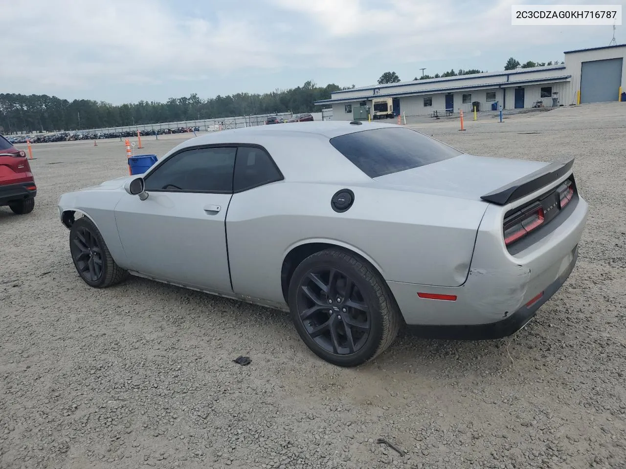 2019 Dodge Challenger Sxt VIN: 2C3CDZAG0KH716787 Lot: 74588804