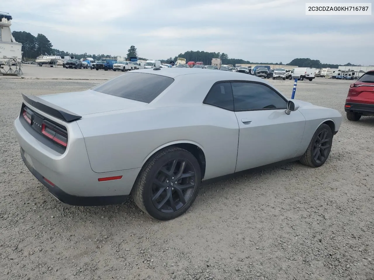 2019 Dodge Challenger Sxt VIN: 2C3CDZAG0KH716787 Lot: 74588804