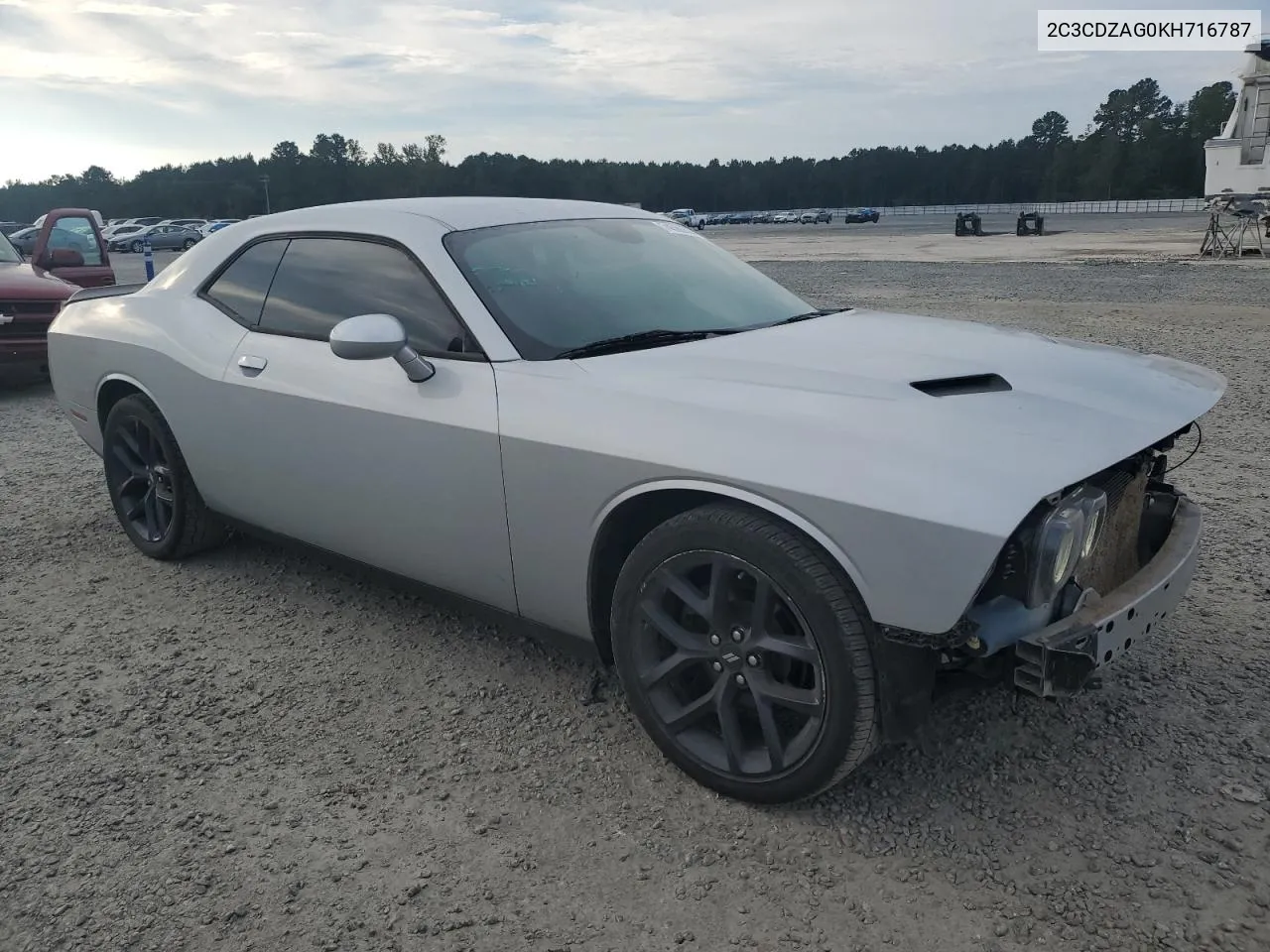 2019 Dodge Challenger Sxt VIN: 2C3CDZAG0KH716787 Lot: 74588804