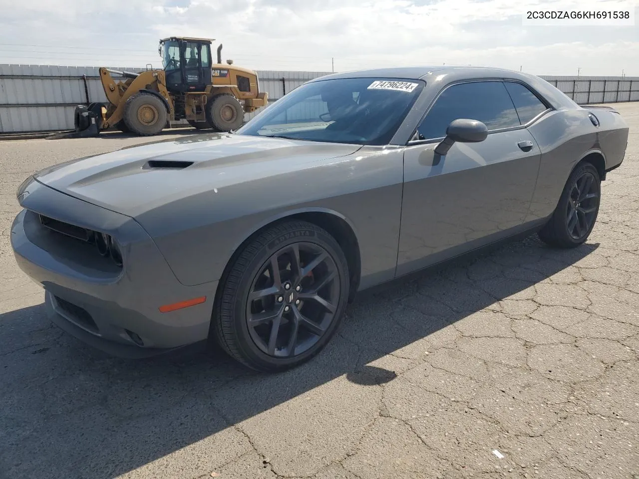 2019 Dodge Challenger Sxt VIN: 2C3CDZAG6KH691538 Lot: 74796224