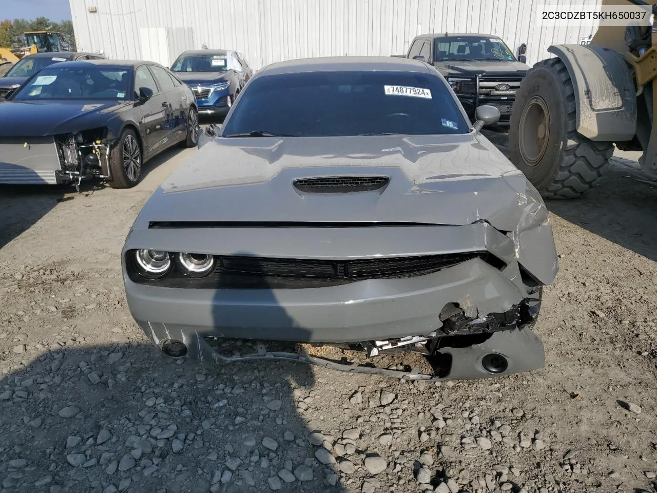 2019 Dodge Challenger R/T VIN: 2C3CDZBT5KH650037 Lot: 74877924