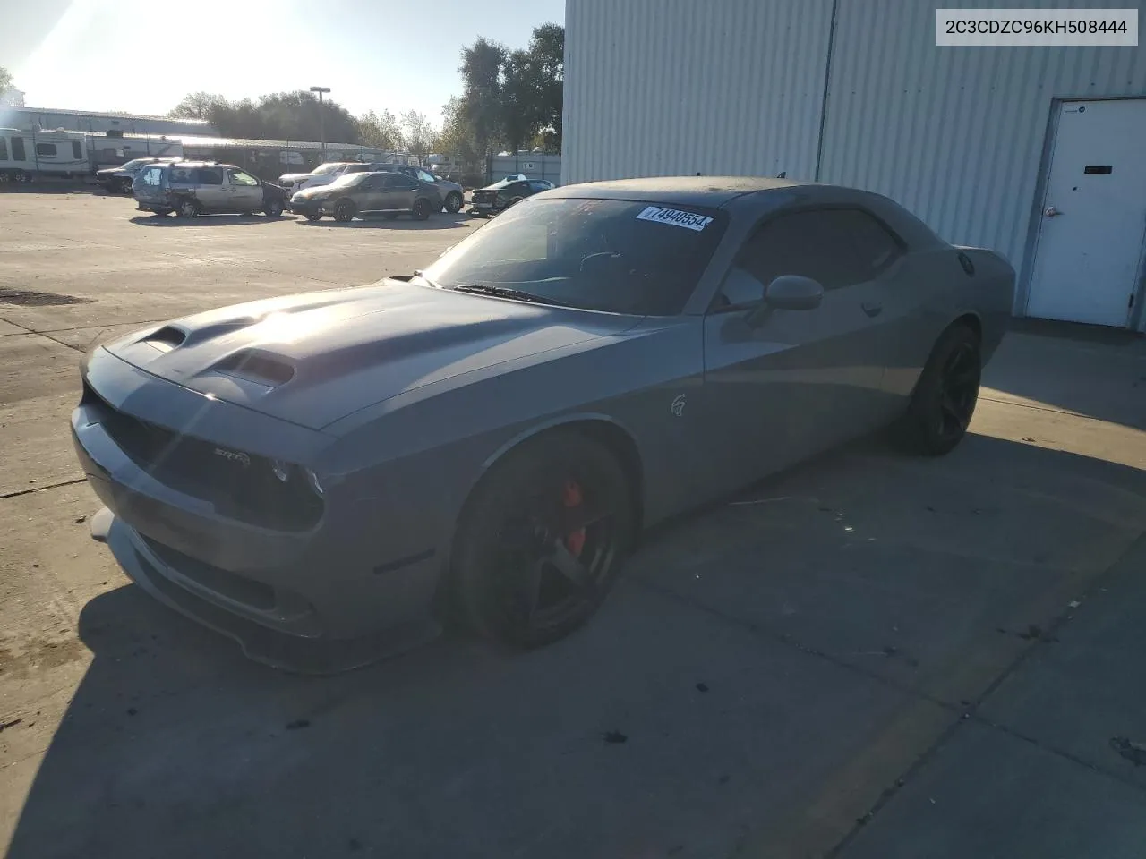 2019 Dodge Challenger Srt Hellcat VIN: 2C3CDZC96KH508444 Lot: 74940554