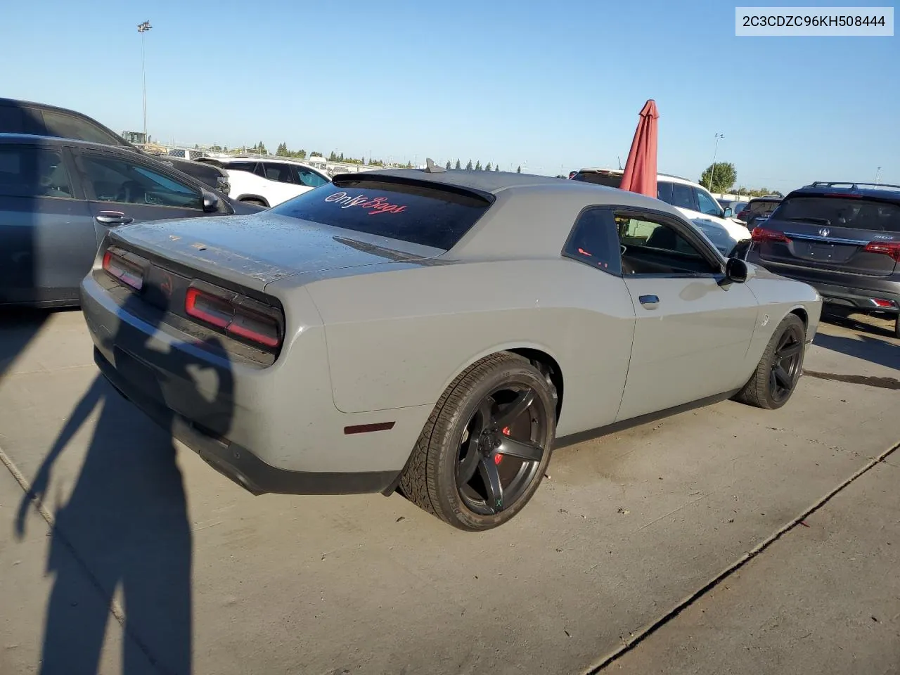 2019 Dodge Challenger Srt Hellcat VIN: 2C3CDZC96KH508444 Lot: 74940554