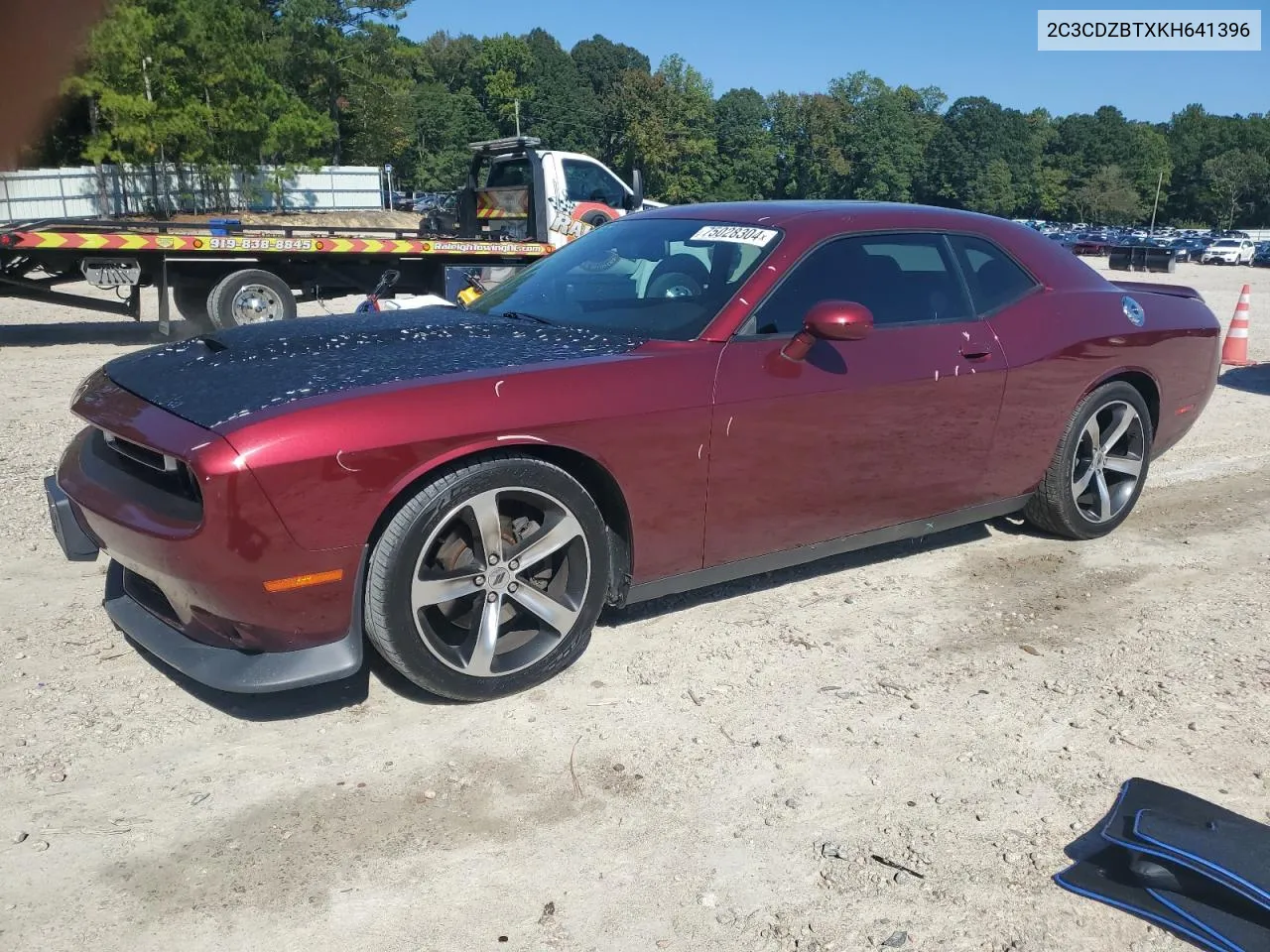 2019 Dodge Challenger R/T VIN: 2C3CDZBTXKH641396 Lot: 75028304