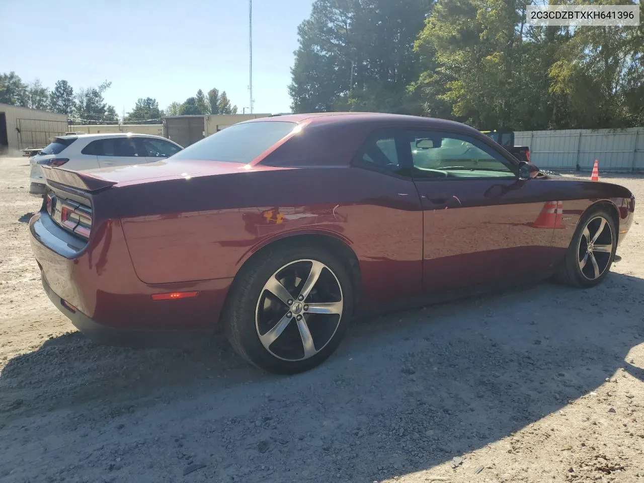 2019 Dodge Challenger R/T VIN: 2C3CDZBTXKH641396 Lot: 75028304