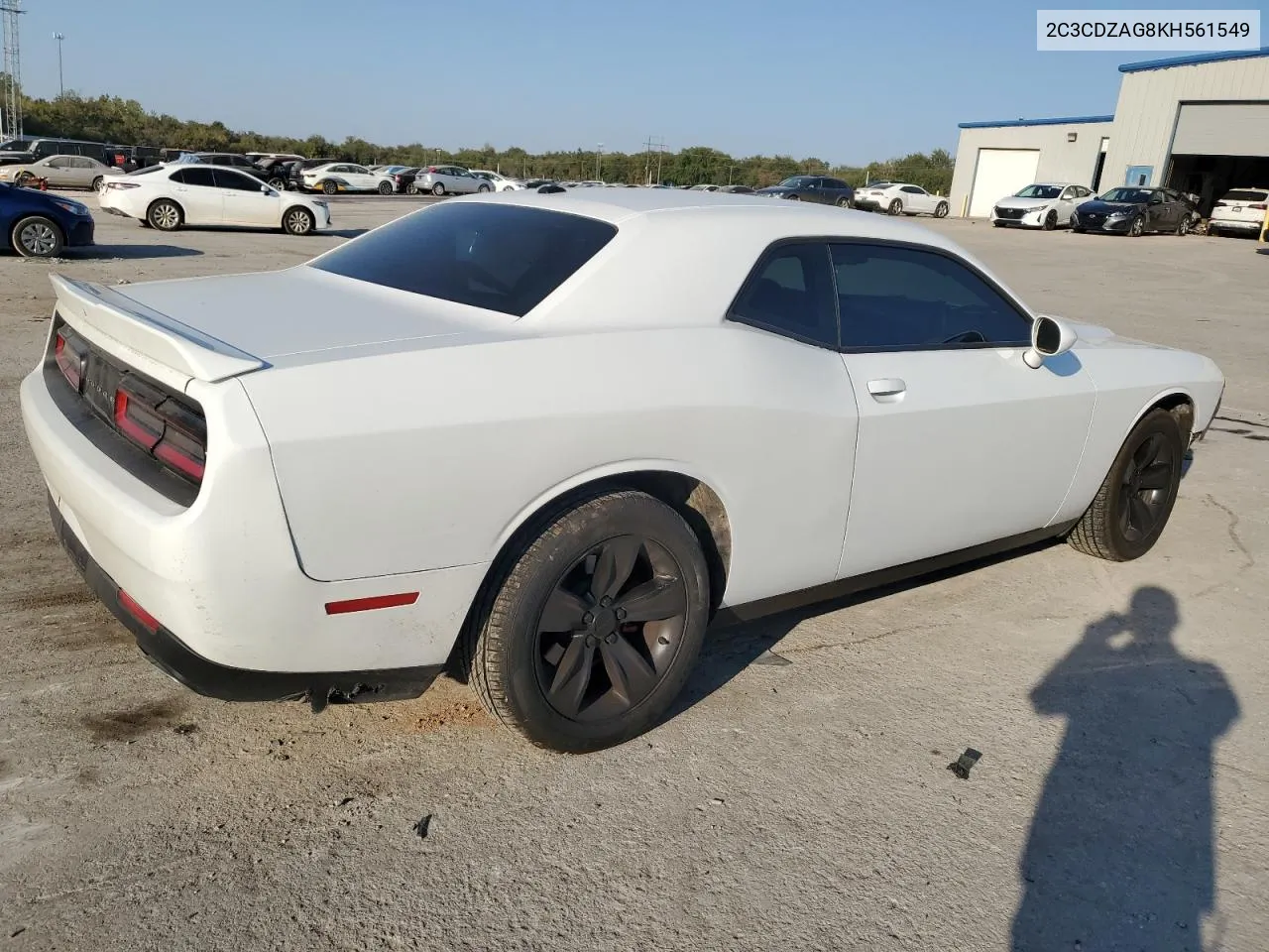 2019 Dodge Challenger Sxt VIN: 2C3CDZAG8KH561549 Lot: 75499044