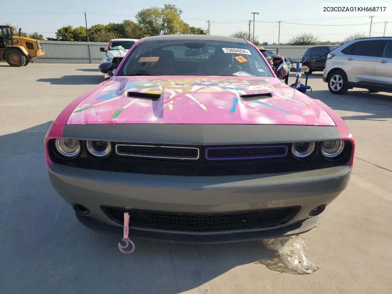 2019 Dodge Challenger Sxt VIN: 2C3CDZAG1KH668717 Lot: 75694654