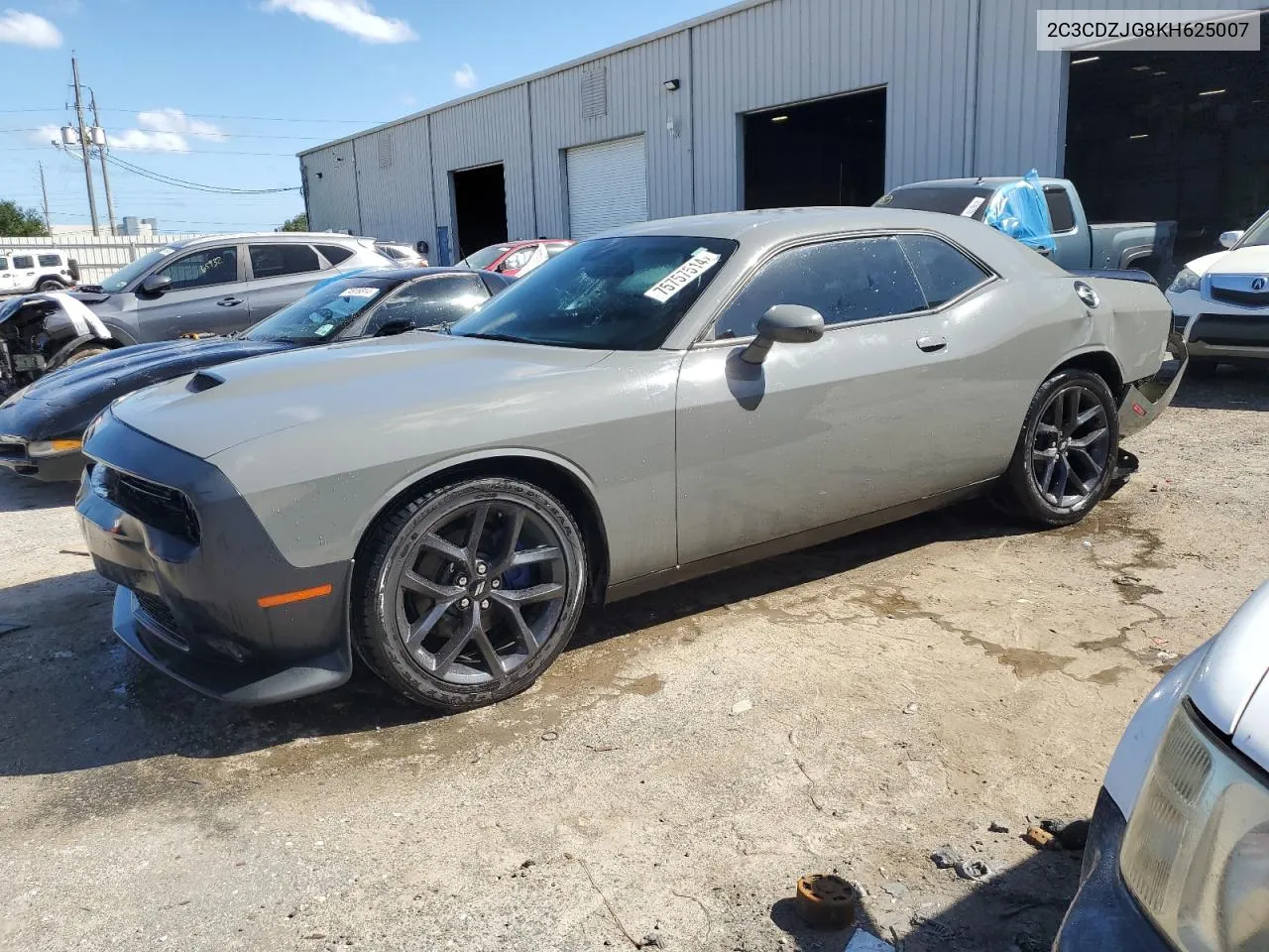 2019 Dodge Challenger Gt VIN: 2C3CDZJG8KH625007 Lot: 75757514