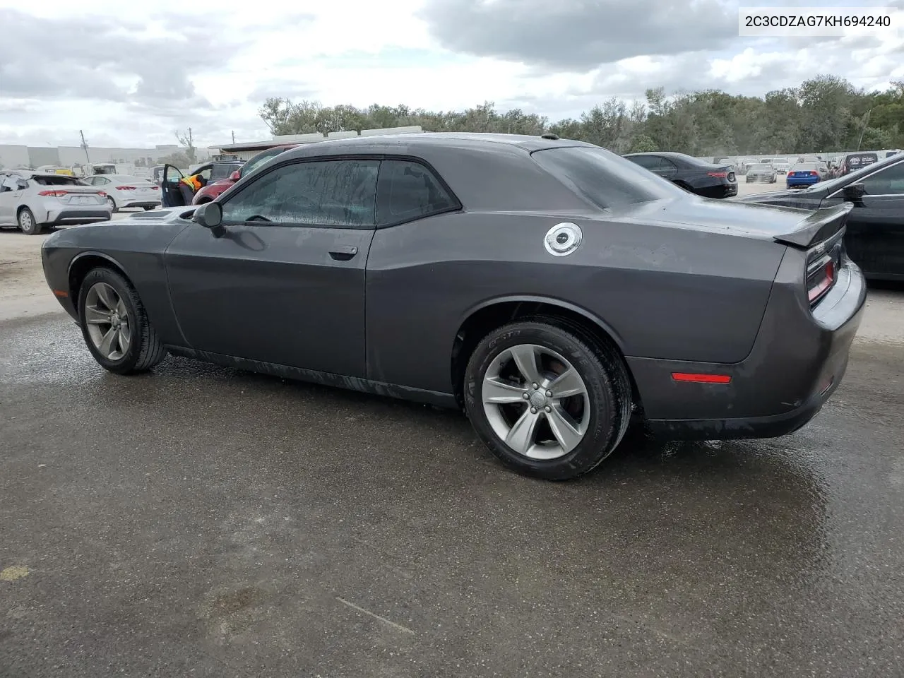 2019 Dodge Challenger Sxt VIN: 2C3CDZAG7KH694240 Lot: 76039654